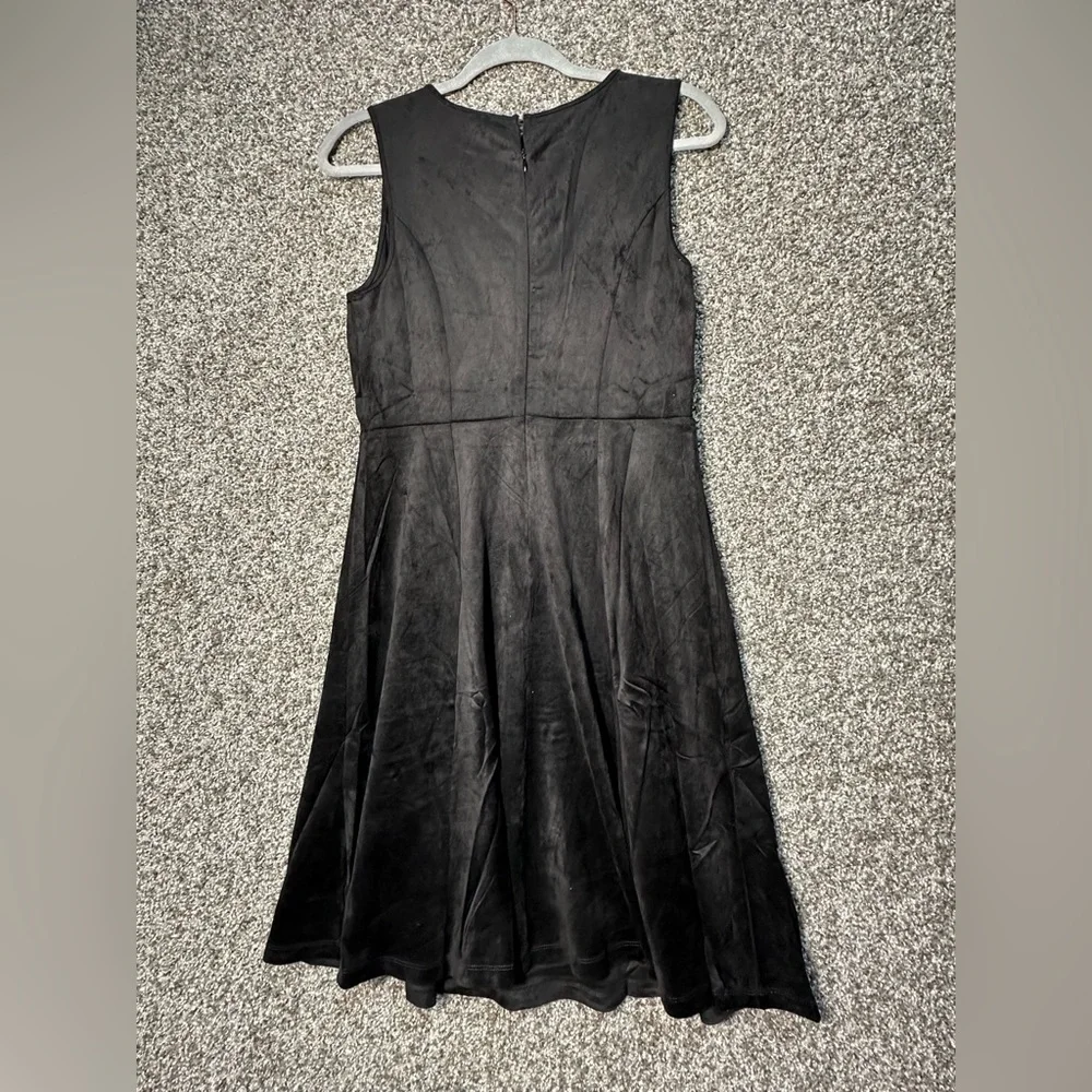 NWT Philosophy Faux Suede Fit & Flare Dress Size 4 - Picture 5 of 6